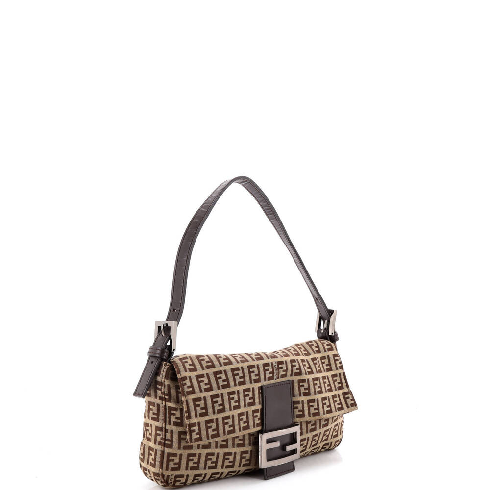 Fendi Baguette Bag Zucchino Canvas - Picture 2 of 6